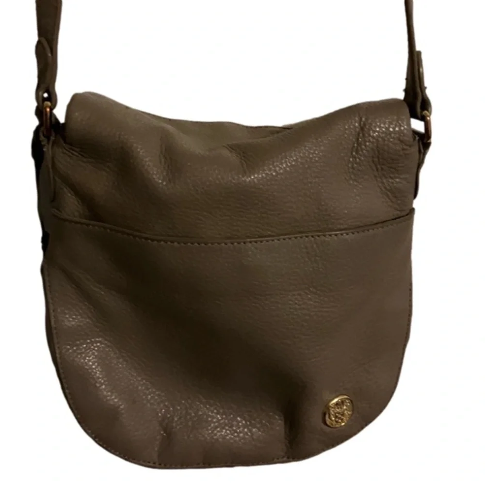 Grey, gently used Vince Camuto shoulder bag. - Picture 2 of 6